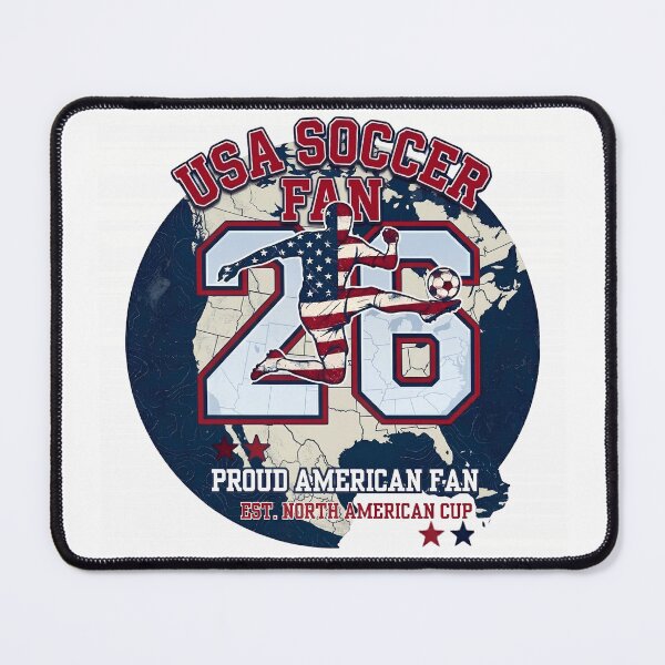 Item preview, USA Soccer Fan 2026 Proud American Sports Fan designed and sold by Basma Designs | Funny Shirts, Stickers & Mugs.