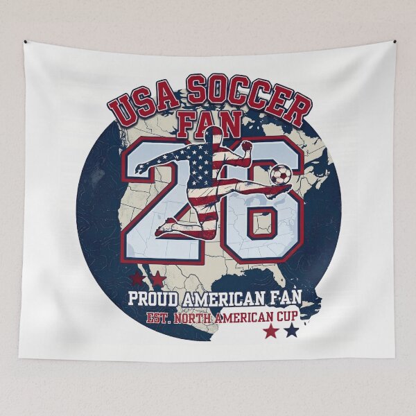 Item preview,  USA Soccer Fan 2026 Proud American Sports Fan designed and sold by Basma Designs | Funny Shirts, Stickers & Mugs.