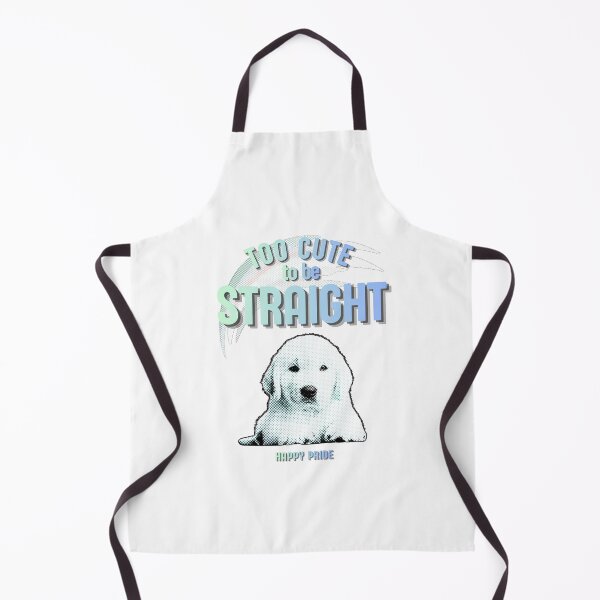 Item preview, Too cute to be Straight (Dog) designed and sold by MilkysGoods.