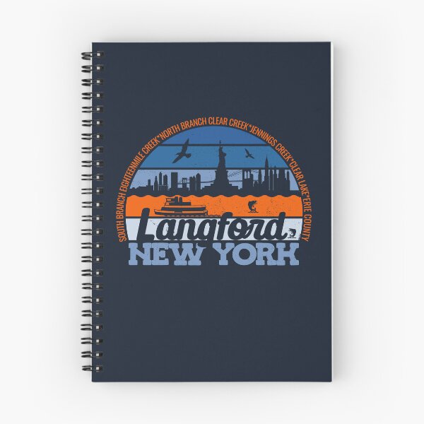 Item preview, Langford New York Sunset Retro Vintage Local Pride Logo designed and sold by CRHPOD20.