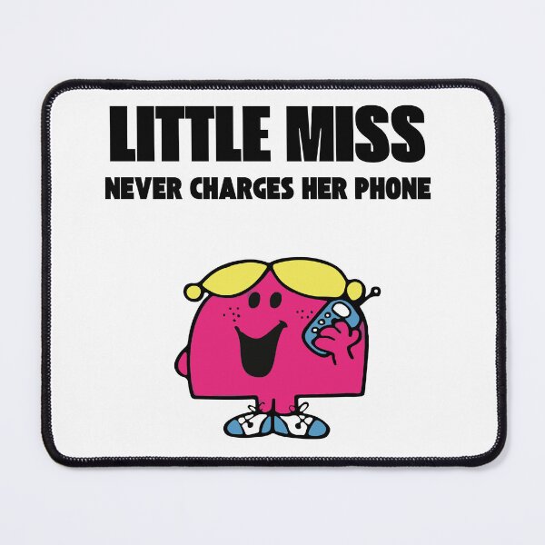 Item preview, Little Miss Never Charges Her Phone designed and sold by Couplestees.