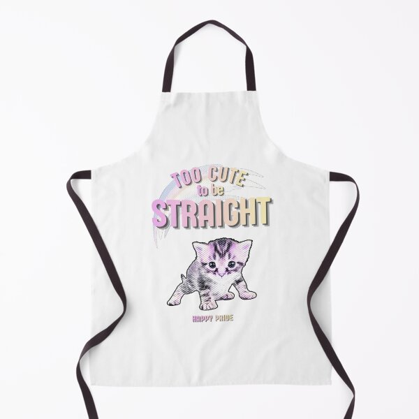 Item preview, Too cute to be Straight (Cat) designed and sold by MilkysGoods.