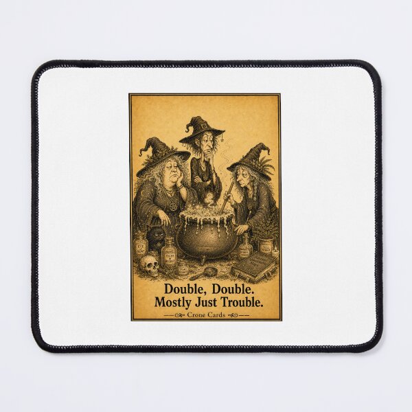 Item preview, Crone Cards - Double, Double. Mostly Just Trouble. designed and sold by Kay Mhor Studio.