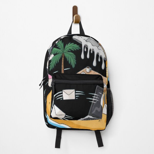 Item preview, Funny Melting Laptop Office on Tropical Island designed and sold by DailySparks.