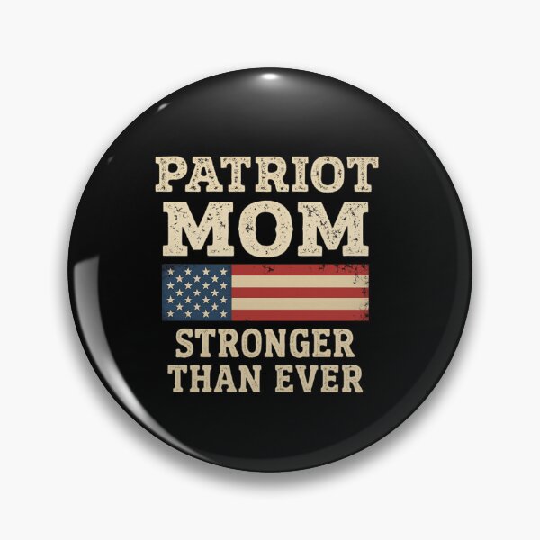 Item preview, Patriot Mom – Stronger Than Ever American Flag designed and sold by LuloCreative.