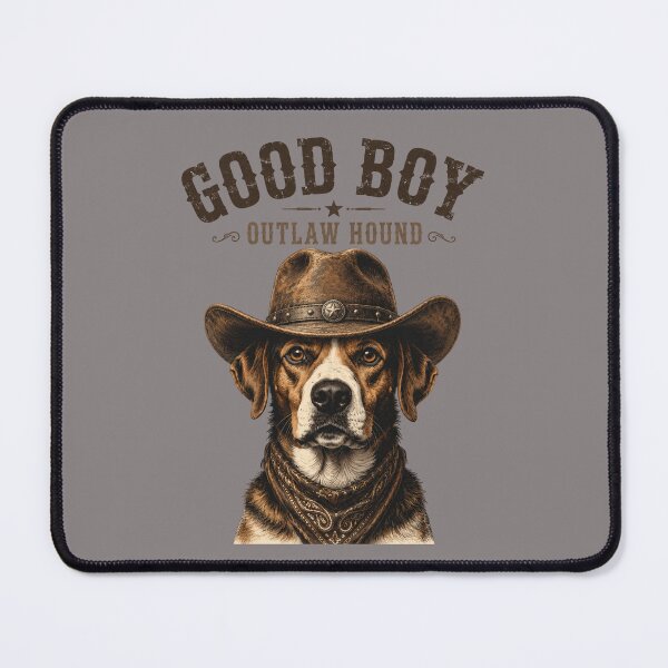 Item preview, Good Boy Outlaw Hound Shirt – Vintage Country Dog- Western Graphic Tee designed and sold by Irysek.