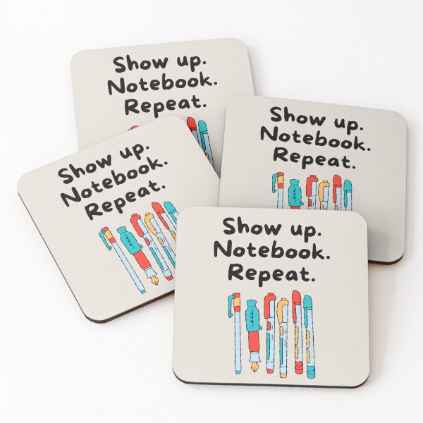 Item preview, Show Up. Notebook. Repeat. designed and sold by Notebooking That Matters.