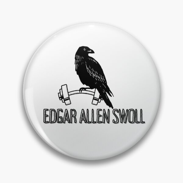 Item preview, Edgar Allen Swoll Spooky Gym Humor designed and sold by Kena_123.