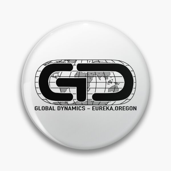 Item preview, Global Dynamics Eureka Oregon Retro Logo (Black) designed and sold by Rewatch-Podcast.