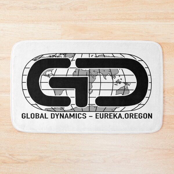 Item preview, Global Dynamics Eureka Oregon Retro Logo (Black) designed and sold by Rewatch-Podcast.