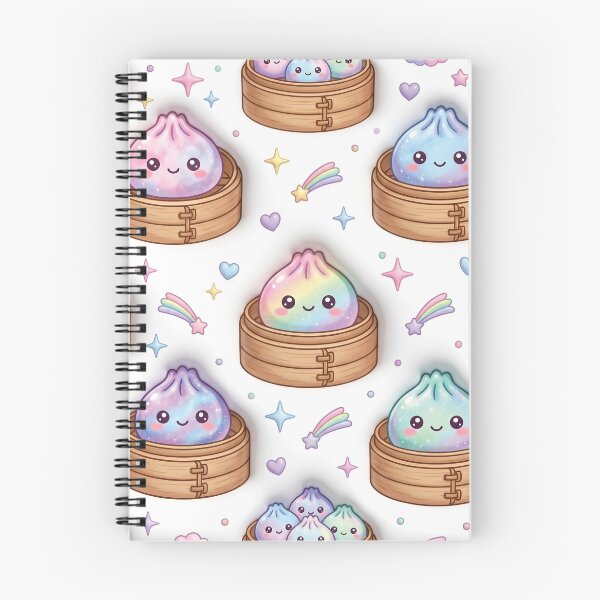 Item preview, Inflated Kawaii Squishy Dumplings – Colorful Glitter Pattern Design designed and sold by EmeraldeaArt.