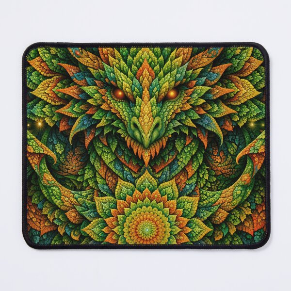 Item preview, Floral Mandala Dragon designed and sold by Newstreams.