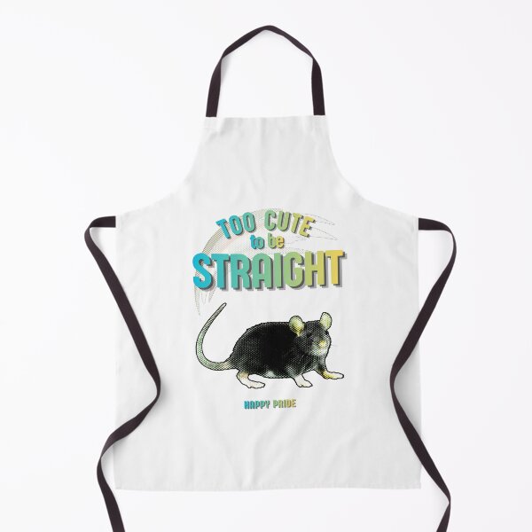 Item preview, Too cute to be Straight (Rat) designed and sold by MilkysGoods.