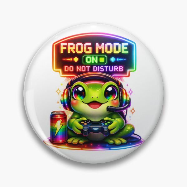Item preview, Frog Mode ON — Do Not Disturb designed and sold by Print Loft.