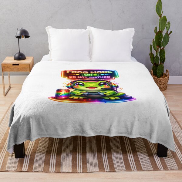 Item preview, Frog Mode ON — Do Not Disturb designed and sold by Print Loft.
