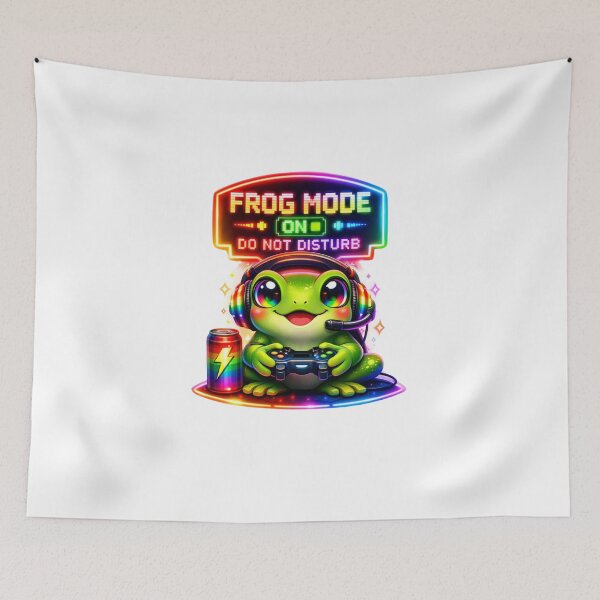 Item preview, Frog Mode ON — Do Not Disturb designed and sold by Print Loft.