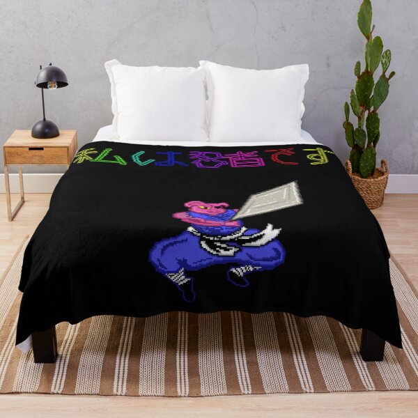 Item preview, Badass Pixel Art Pig Ninja Samurai Japanese Text Anime designed and sold by RetroRlx.