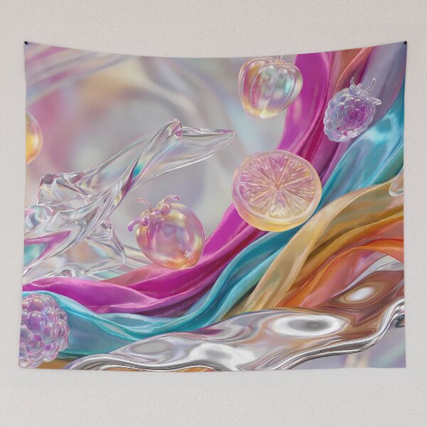 Item preview, Vegetables Dreamy Cosmic Landscapes Celestial Wonders Surreal Imagination designed and sold by ART ATTACK ZONE.