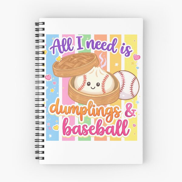 Item preview, All I Need Is Dumplings & Baseball – Squishy Dumpling Baseball Box Design designed and sold by EmeraldeaArt.