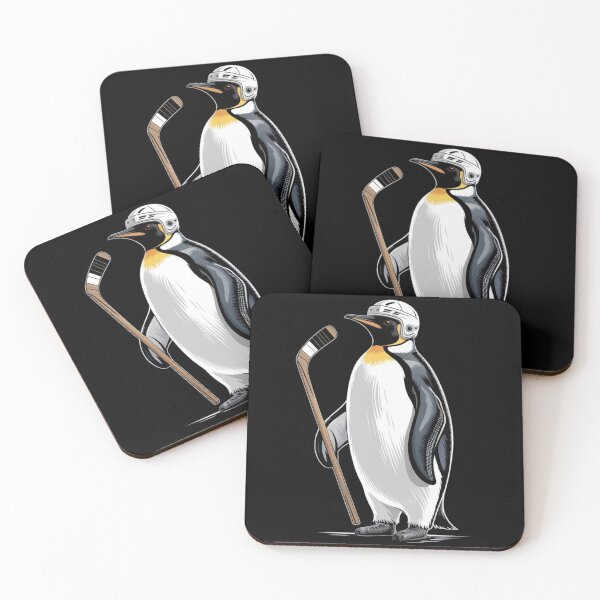 Item preview, Cool Penguin Playing Hockey Wild Animal Sport Lover designed and sold by Dabbing Turtle Designs.