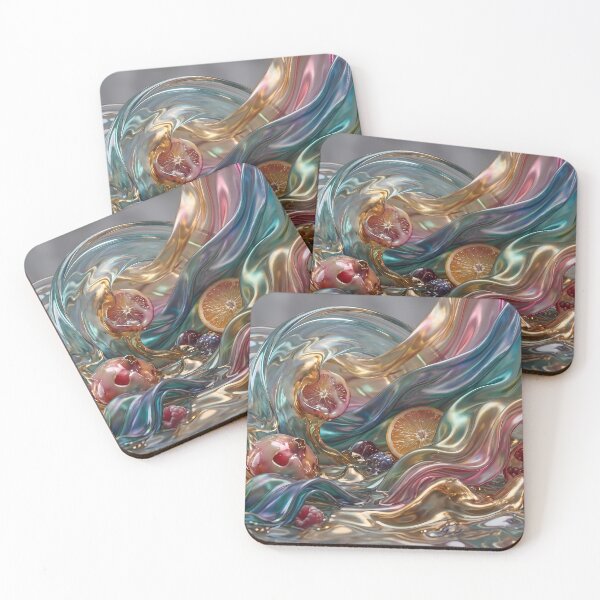 Item preview, Food Dreamy Cosmic Landscapes Celestial Wonders Surreal Imagination designed and sold by ART ATTACK ZONE.