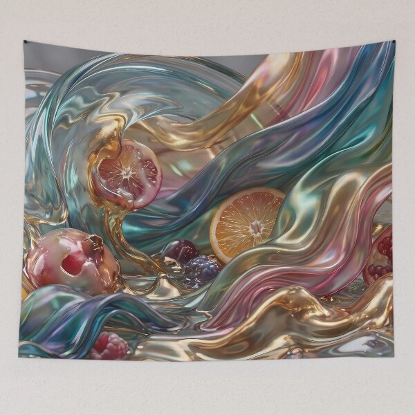Item preview, Food Dreamy Cosmic Landscapes Celestial Wonders Surreal Imagination designed and sold by ART ATTACK ZONE.