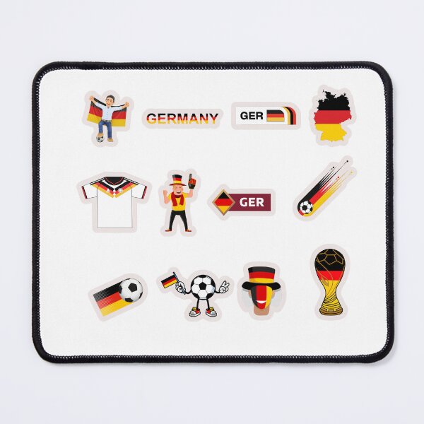 Item preview, Germany Football Sticker Pack And Jersey Designs designed and sold by KAWAII STUDIO NB.