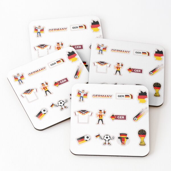 Item preview, Germany Football Sticker Pack And Jersey Designs designed and sold by KAWAII STUDIO NB.