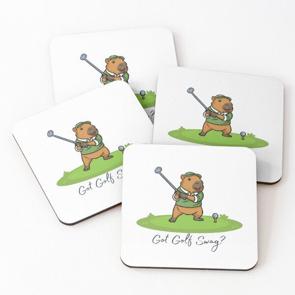 Item preview, Got Golf Swag?  Cute Capybara Golfing.  Gift for a Capybara Fan.  Gift for a Golf Fan, Golf Lover, Golf Player. designed and sold by ShrimpAndGrits.