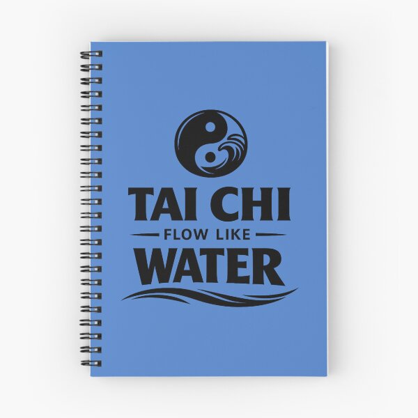 Item preview, Tai Chi Flow Like Water – Wisdom, Balance & Inner Peace Quote designed and sold by DesignHouse07.