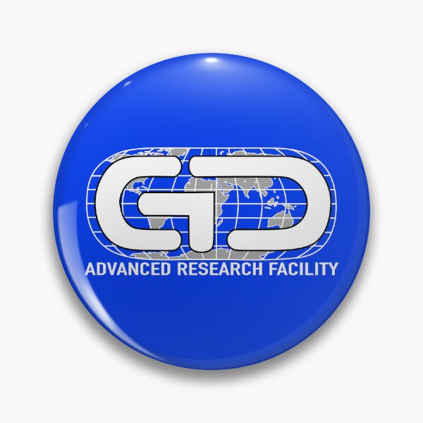 Artikelvorschau, Global Dynamics Facility Retro-Logo (Weiß) entworfen und verkauft von Rewatch-Podcast.