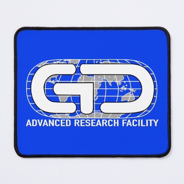 Artikelvorschau, Global Dynamics Facility Retro-Logo (Weiß) entworfen und verkauft von Rewatch-Podcast.