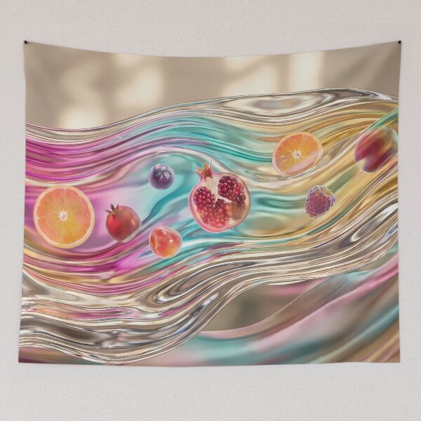 Item preview, Heart Dreamy Cosmic Landscapes Celestial Wonders Surreal Imagination designed and sold by ART ATTACK ZONE.