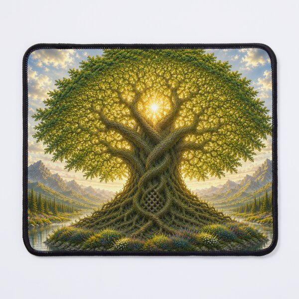 Item preview, Celtic Tree Of Life, Sacred Golden Tree designed and sold by AnalajiaDesigns.