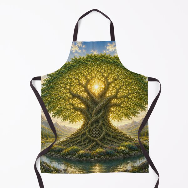 Item preview, Celtic Tree Of Life, Sacred Golden Tree designed and sold by AnalajiaDesigns.