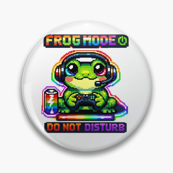 Item preview, Frog Mode ON — Pixel Edition designed and sold by Print Loft.
