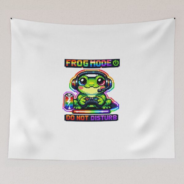 Item preview, Frog Mode ON — Pixel Edition designed and sold by Print Loft.