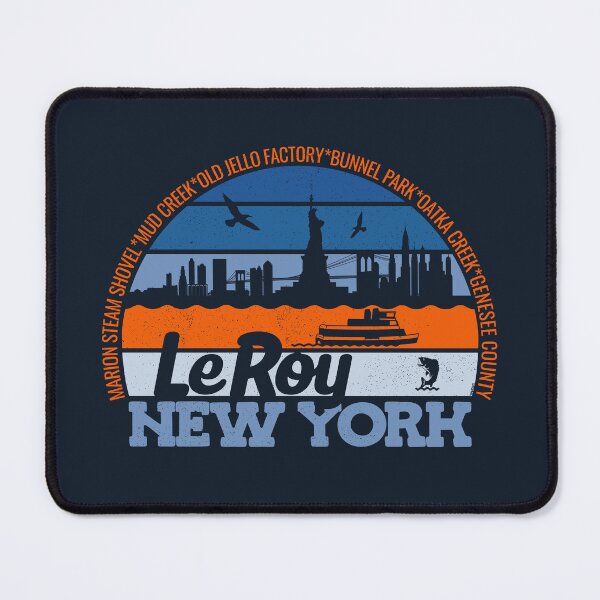 Item preview, Le Roy New York Sunset Retro Vintage Local Pride Logo designed and sold by CRHPOD20.