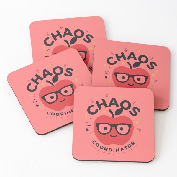 Item preview, Chaos Coordinator Cute Teacher Apple designed and sold by xmoudx.
