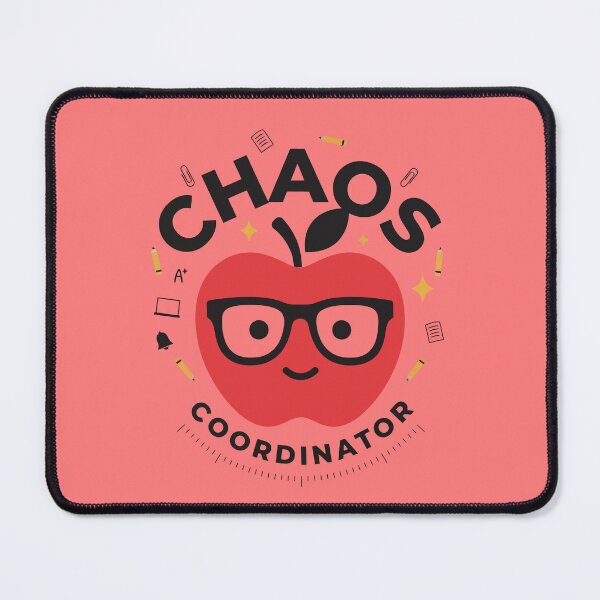 Item preview, Chaos Coordinator Cute Teacher Apple designed and sold by xmoudx.