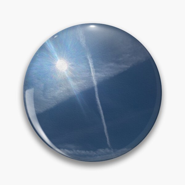 Item preview, Sky heaven universe shows sun clouds contrails designed and sold by MYTOPSHELF.