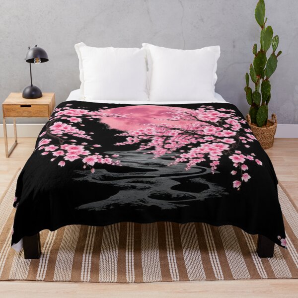 Item preview, pink moon with cherry blossom tree designed and sold by Hn07pe.