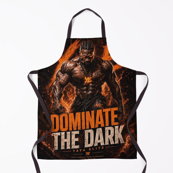 Item preview, DOMINATE THE DARK – YAYA ELITE Dark Gym Motivation Design designed and sold by YAYA ELITE STREETWEAR.