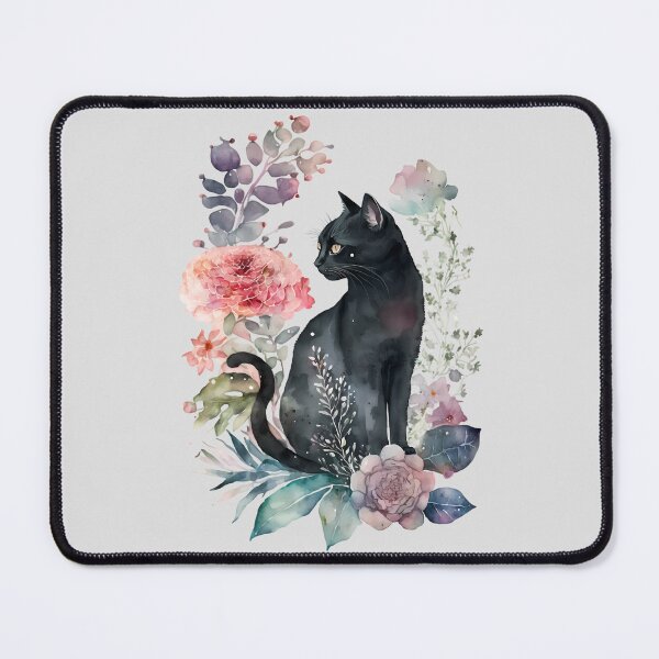 Item preview, Lovely Botanical Feline Portrait designed and sold by FloreDreamStudio.