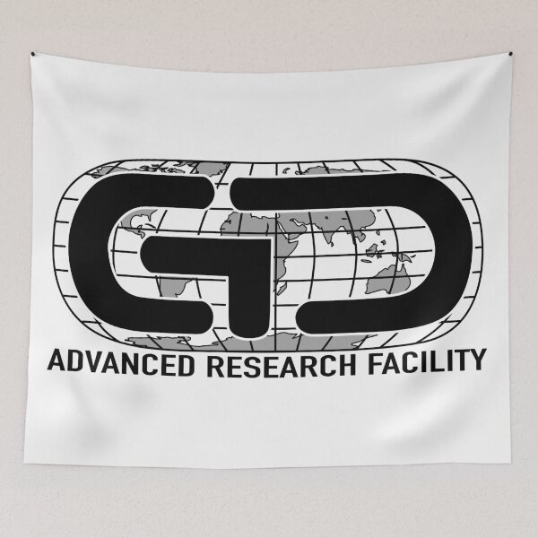 Item preview, Global Dynamics Facility Retro Logo (Black) designed and sold by Rewatch-Podcast.