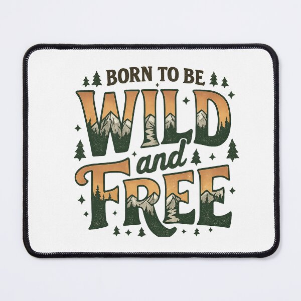 Item preview, Born to Be Wild & Free designed and sold by LuloCreative.