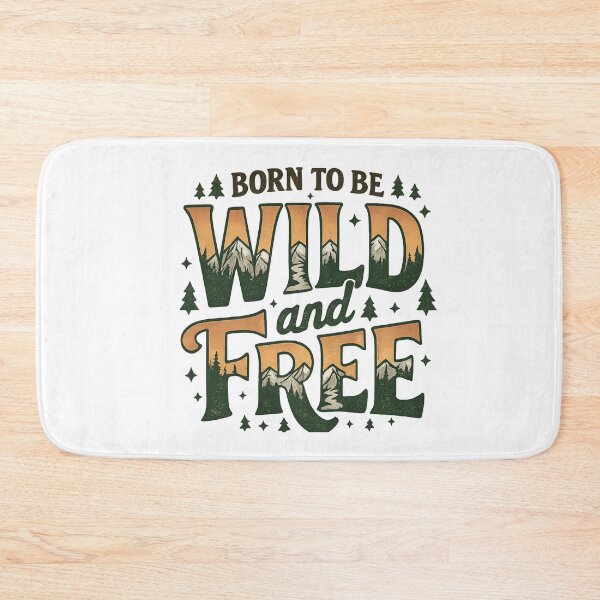 Item preview, Born to Be Wild & Free designed and sold by LuloCreative.