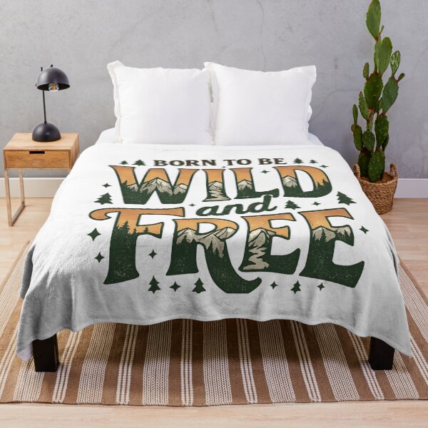 Item preview, Born to Be Wild & Free designed and sold by LuloCreative.