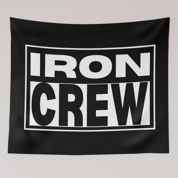 Item preview, Iron Crew Vintage Fitness Crew Graphic Gym Squad designed and sold by HYPNK.