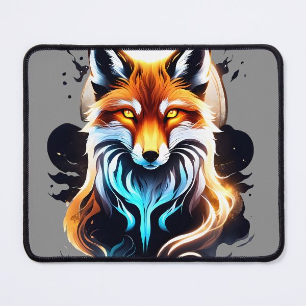 Item preview, Spiritual Neon Fox Illustration designed and sold by Ikbel Studio.